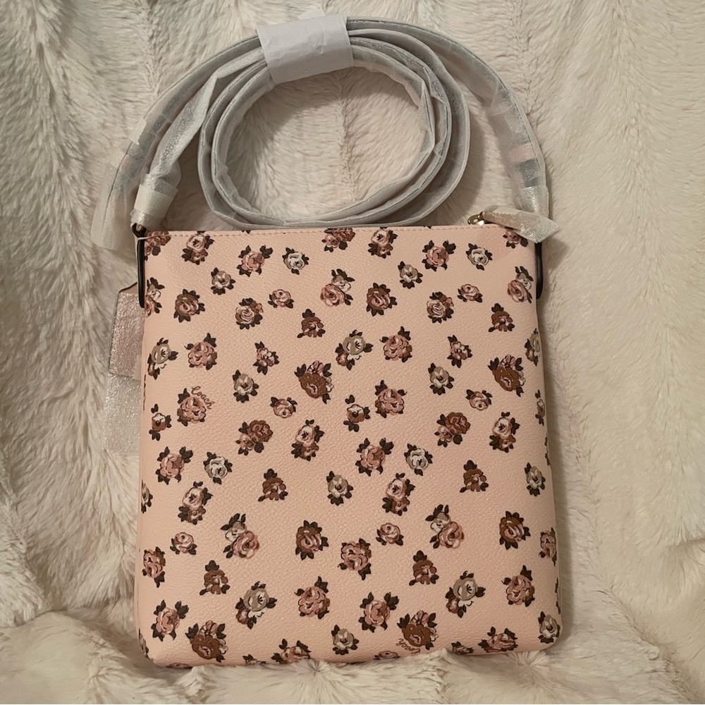 Mini Rowan File Bag With Rose Print - Picture 12 of 16
